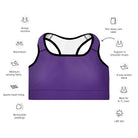 Indigo Padded Sports Bra - Funfitti Apparel