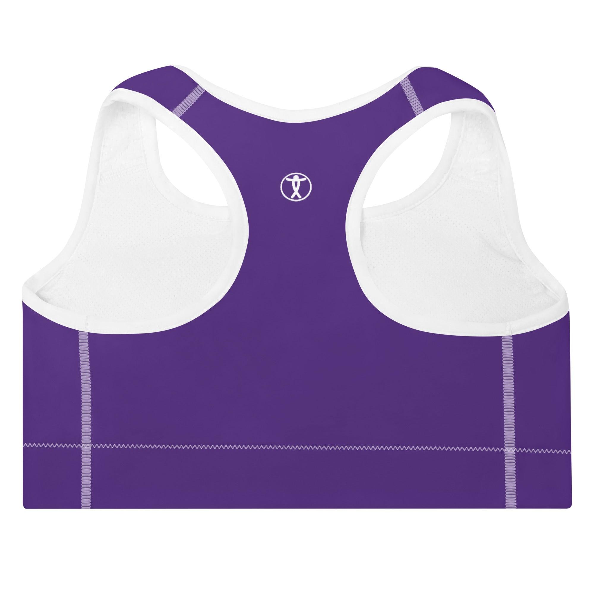 Indigo Padded Sports Bra - Funfitti Apparel