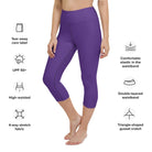 Indigo Yoga Capri Leggings - Funfitti Apparel