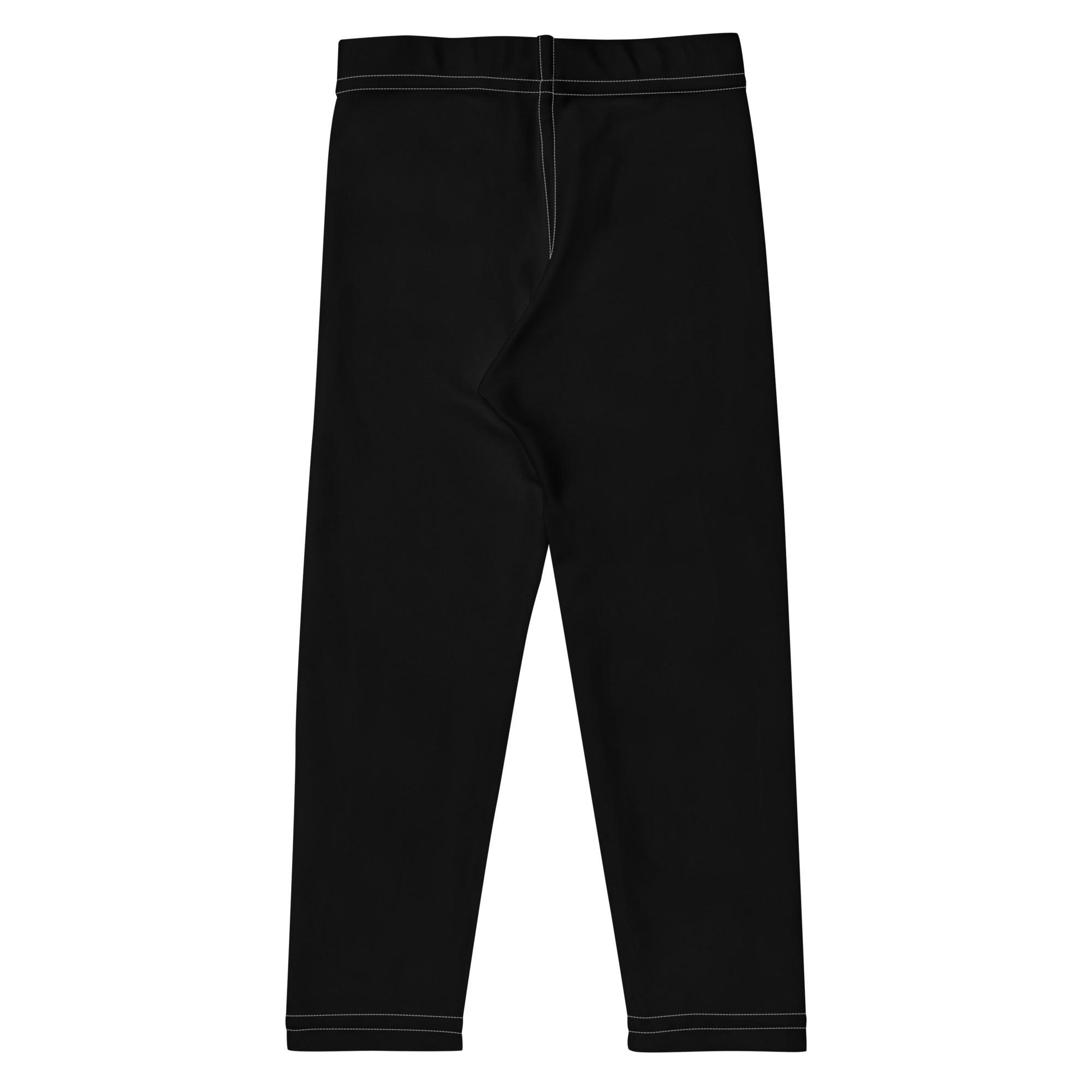 Kid's Black Leggings - Funfitti Apparel