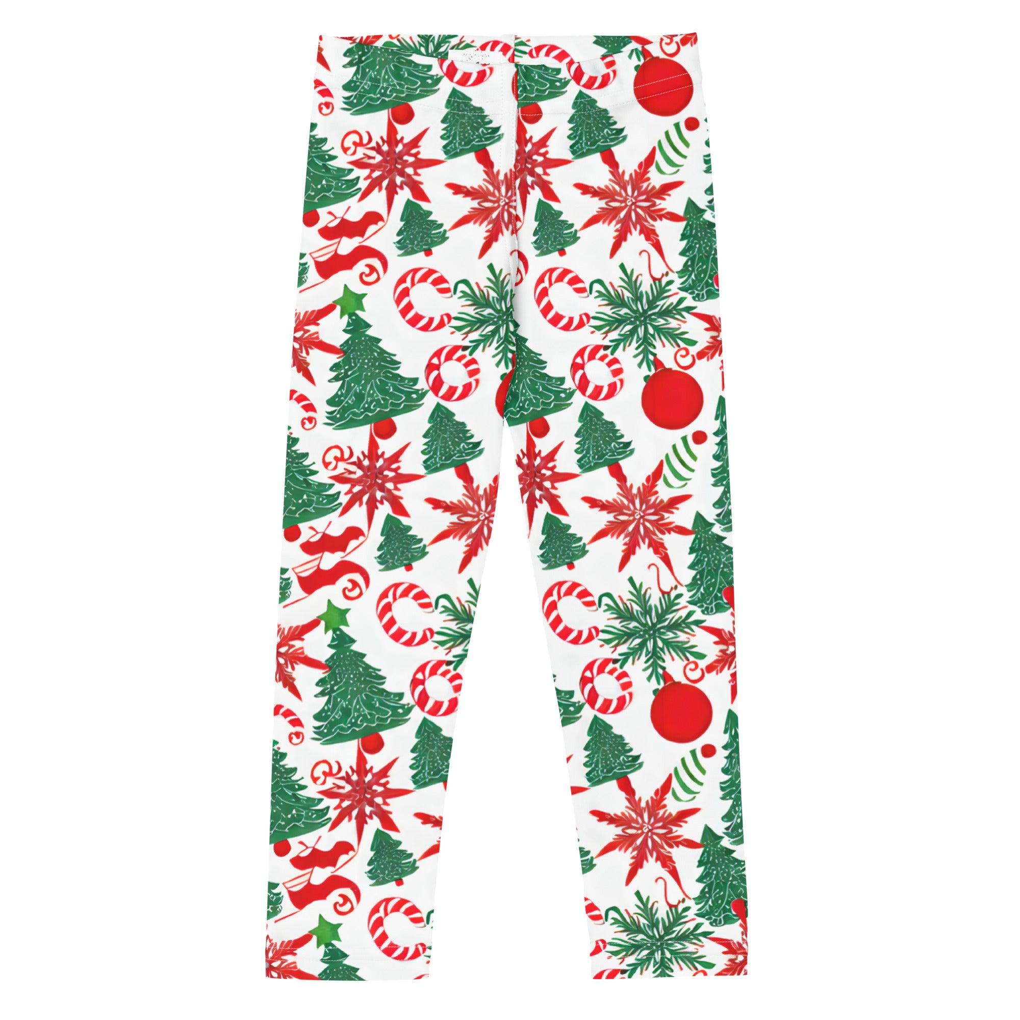 Kid's Christmas Tree Leggings - Funfitti Apparel