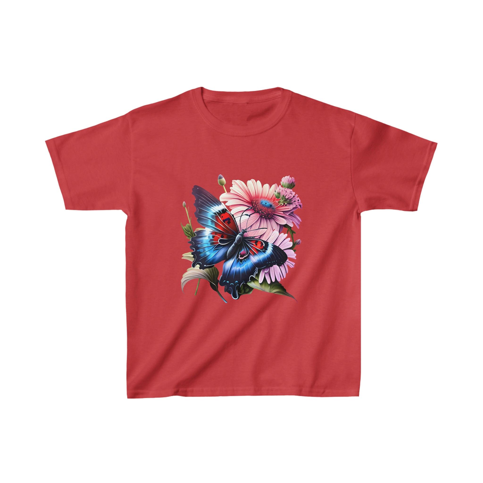 Kid's Heavy Cotton™ Butterfly Tee - Funfitti Apparel