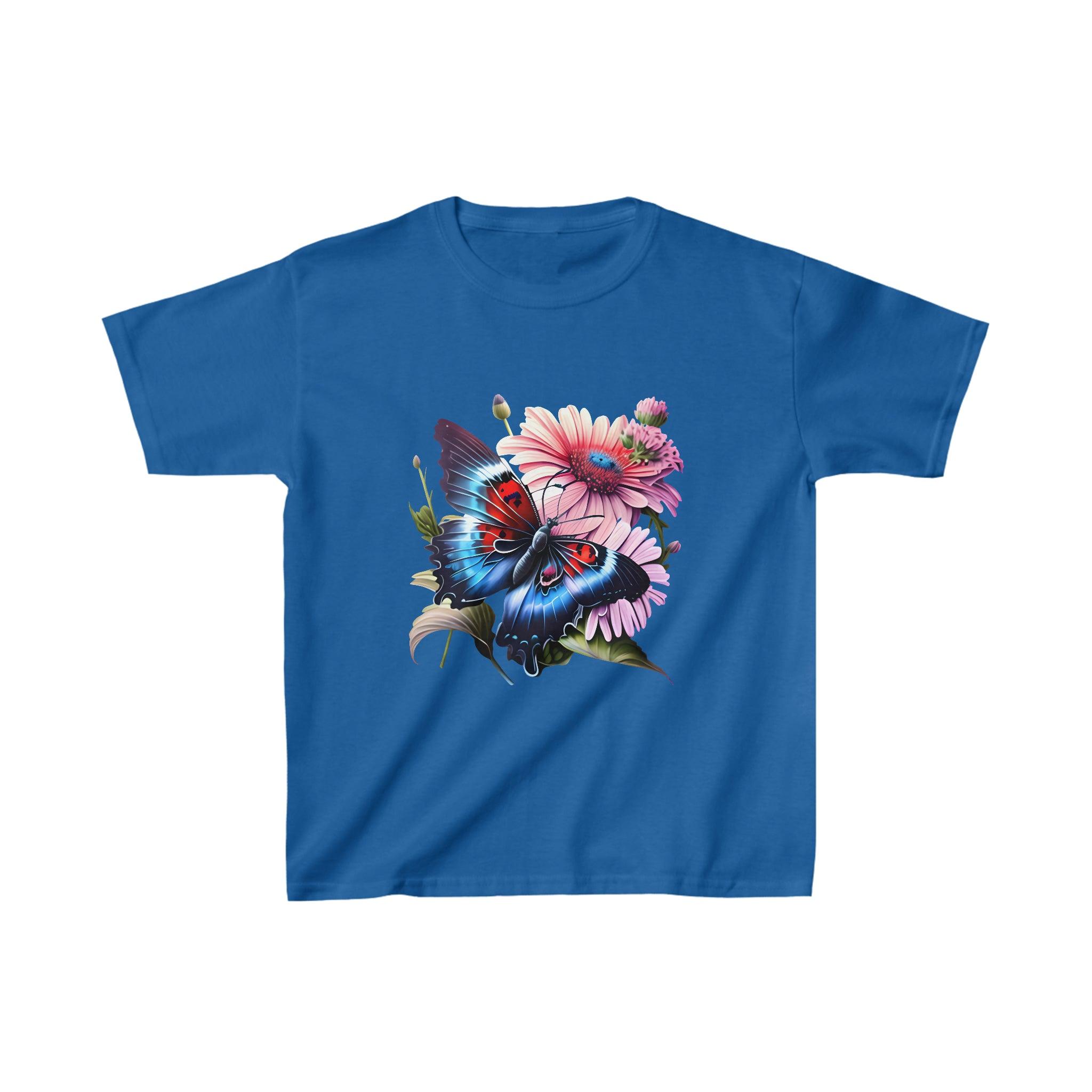 Kid's Heavy Cotton™ Butterfly Tee - Funfitti Apparel