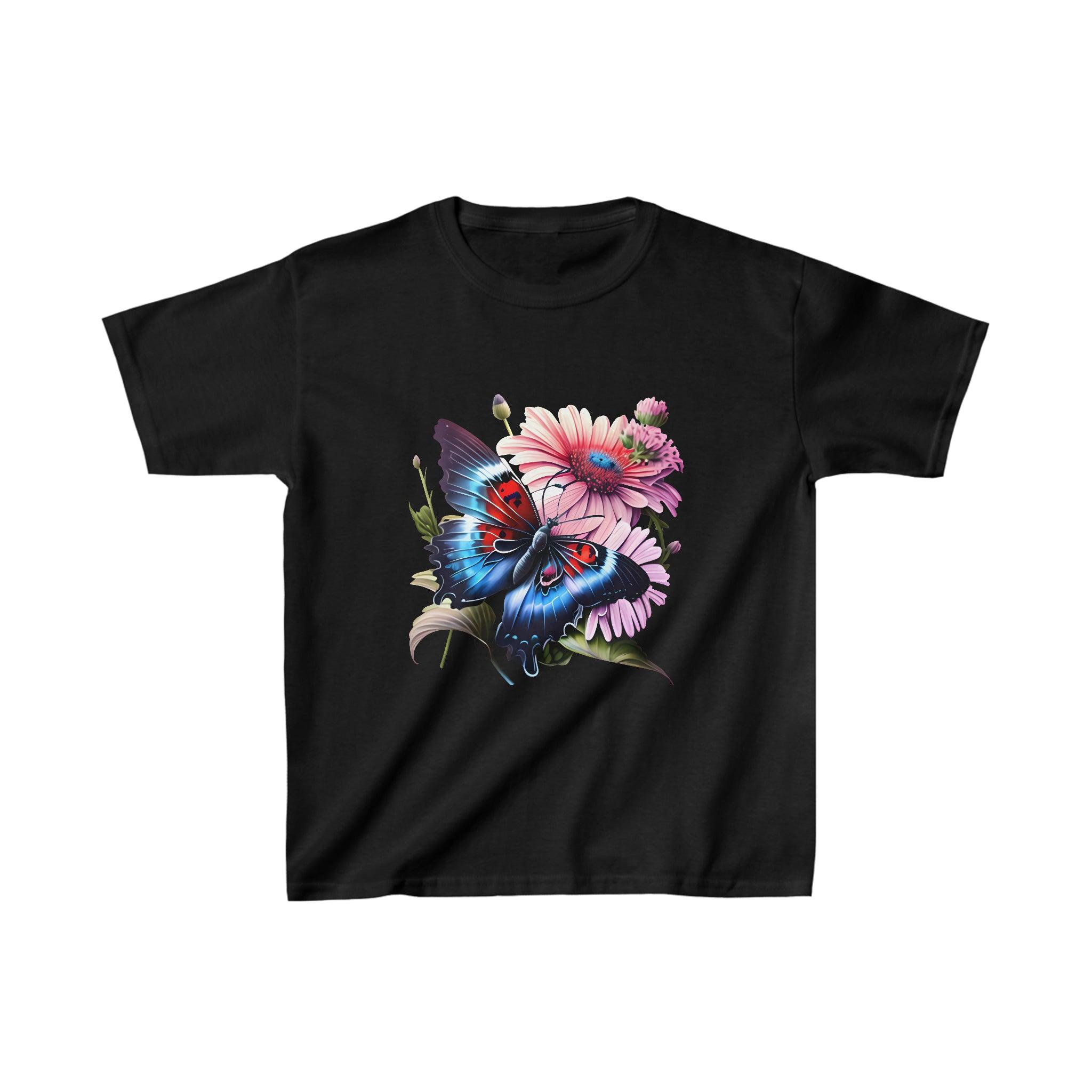 Kid's Heavy Cotton™ Butterfly Tee - Funfitti Apparel