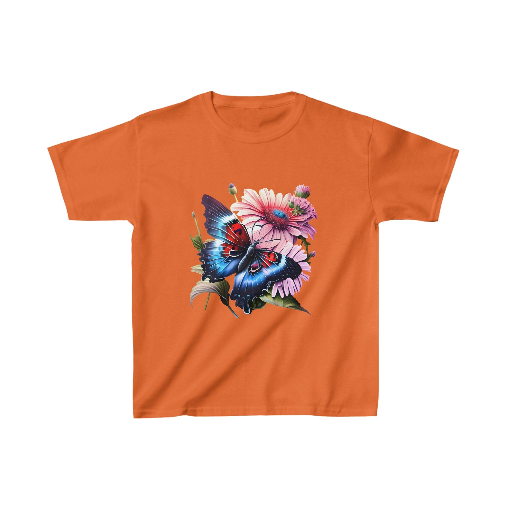 Kid's Heavy Cotton™ Butterfly Tee - Funfitti Apparel