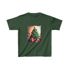 Kid's Heavy Cotton™ Christmas Tree Tee - Funfitti Apparel