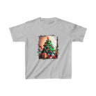 Kid's Heavy Cotton™ Christmas Tree Tee - Funfitti Apparel