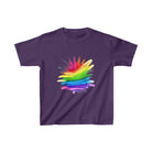 Kid's Heavy Cotton™ Rainbow Splatter Tee - Funfitti Apparel