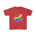 Kid's Heavy Cotton™ Rainbow Splatter Tee - Funfitti Apparel