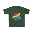 Kid's Heavy Cotton™ Rainbow Splatter Tee - Funfitti Apparel