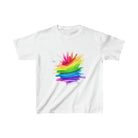 Kid's Heavy Cotton™ Rainbow Splatter Tee - Funfitti Apparel