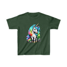 Kid's Heavy Cotton™ Rainbow Unicorn Tee - Funfitti Apparel