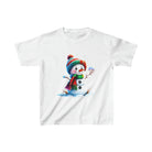 Kid's Heavy Cotton™ Smiling Snowman Tee - Funfitti Apparel