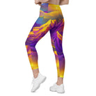 Majestic Mountains Leggings with pockets - Funfitti Apparel