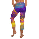 Majestic Mountains Yoga Capri Leggings - Funfitti Apparel