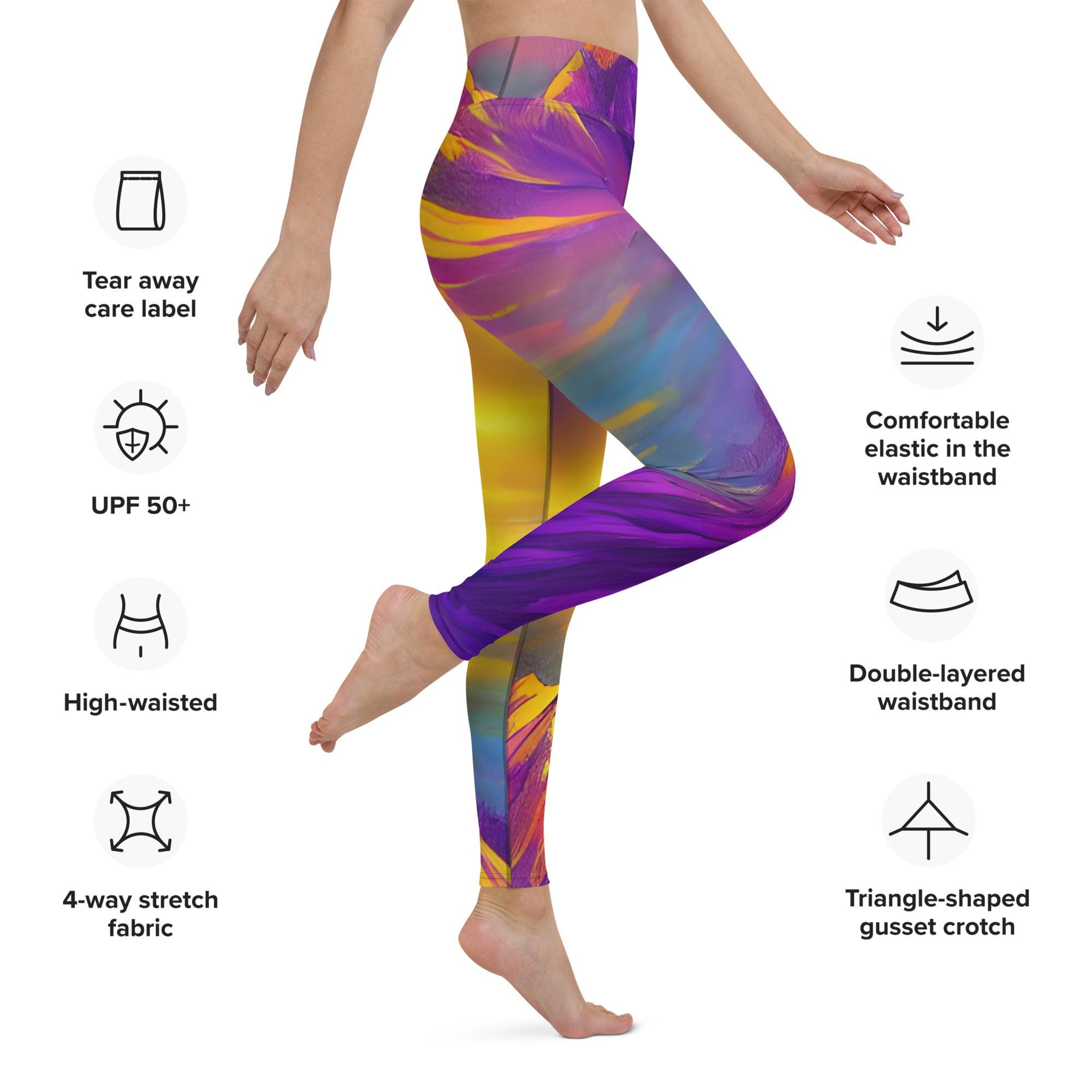 Majestic Mountains Yoga Leggings - Funfitti Apparel