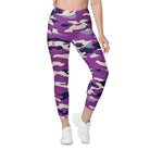 Purple Camo Leggings with pockets - Funfitti Apparel