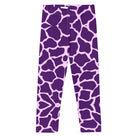 Purple Giraffe Kid's Leggings - Funfitti Apparel