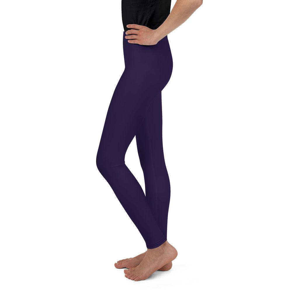 Purple Youth Leggings - Funfitti Apparel