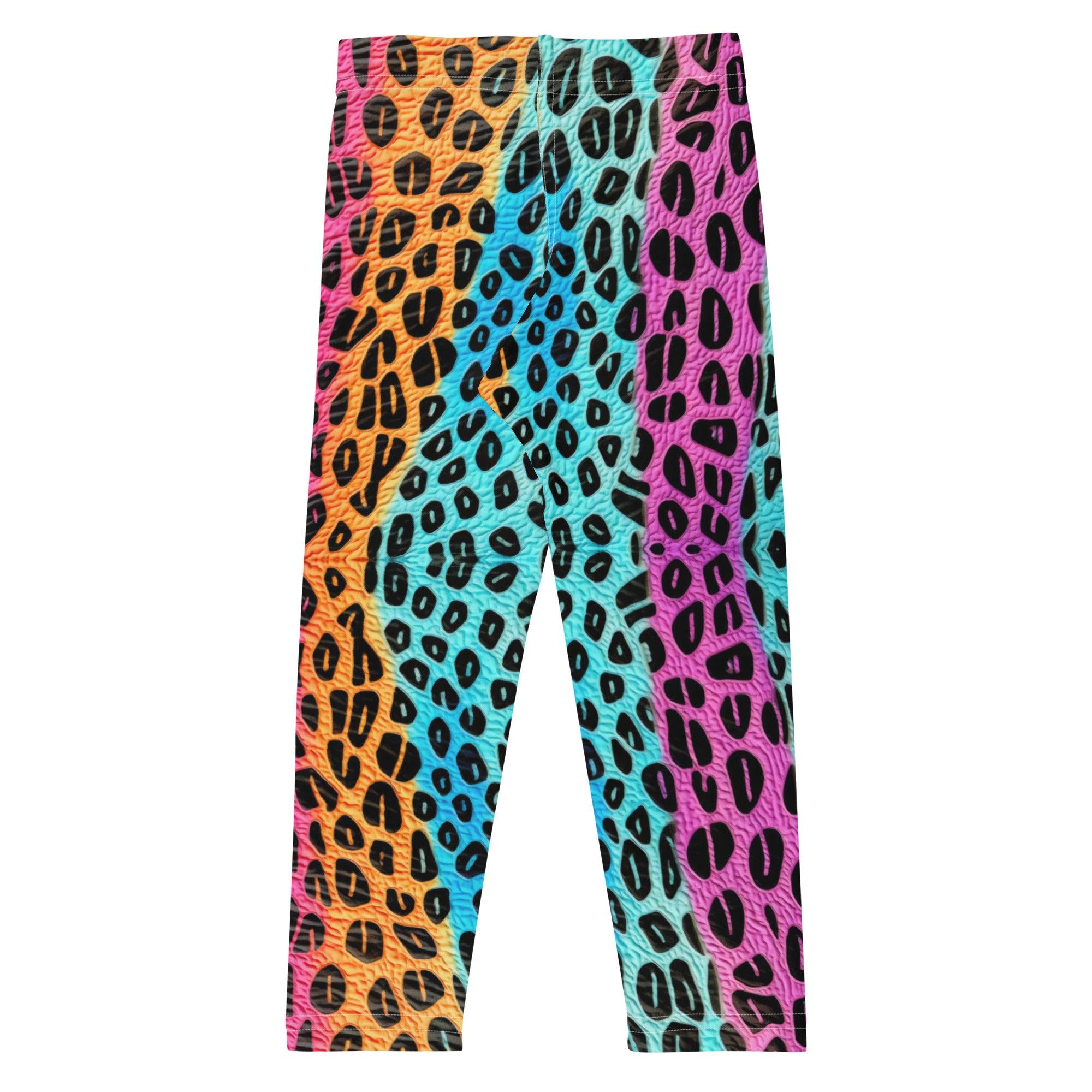 Rainbow Cheetah Kid's Leggings - Funfitti Apparel