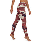 Red Camo Yoga Leggings - Funfitti Apparel