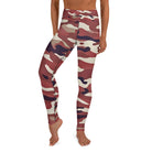 Red Camo Yoga Leggings - Funfitti Apparel