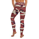 Red Camo Yoga Leggings - Funfitti Apparel