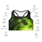 Swaying Bamboo Padded Sports Bra - Funfitti Apparel