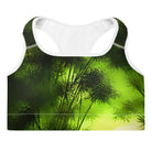 Swaying Bamboo Padded Sports Bra - Funfitti Apparel