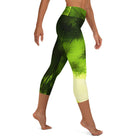 Swaying Bamboo Yoga Capri Leggings - Funfitti Apparel