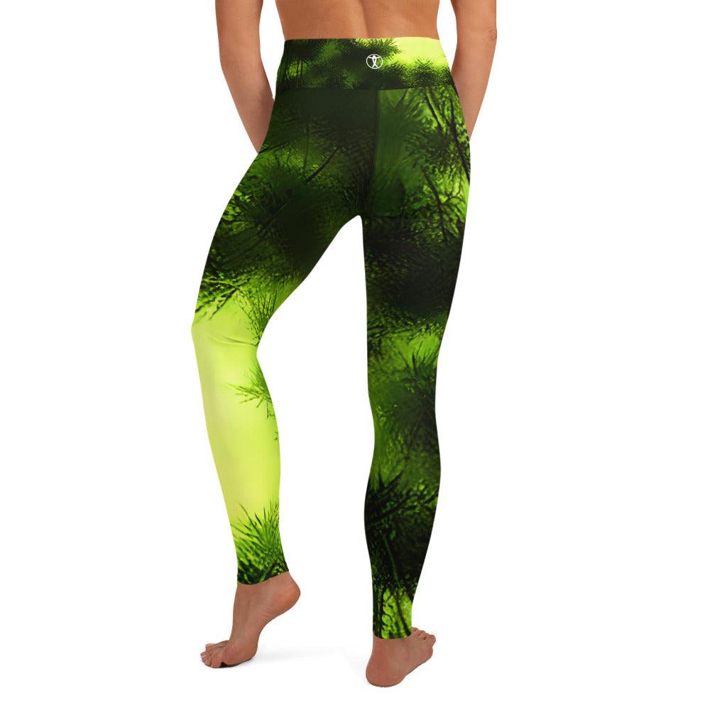 Swaying Bamboo Yoga Leggings - Funfitti Apparel