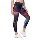 Swirling Galaxy Leggings with pockets - Funfitti Apparel