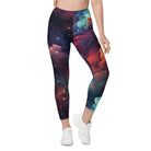 Swirling Galaxy Leggings with pockets - Funfitti Apparel