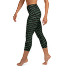 Tenacious Green Gator Yoga Capri Leggings - Funfitti Apparel