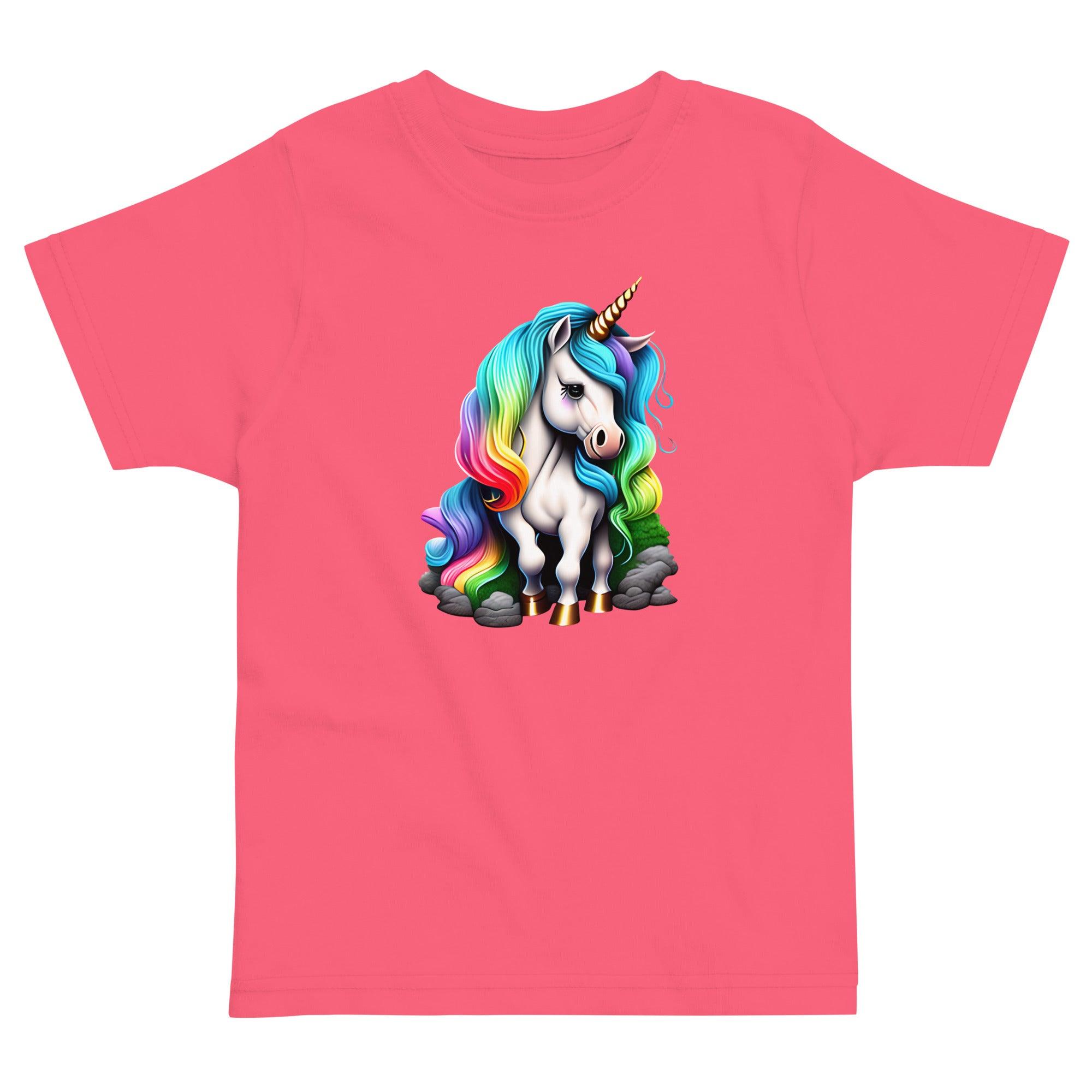 Unicorn Toddler jersey t-shirt - Funfitti Apparel