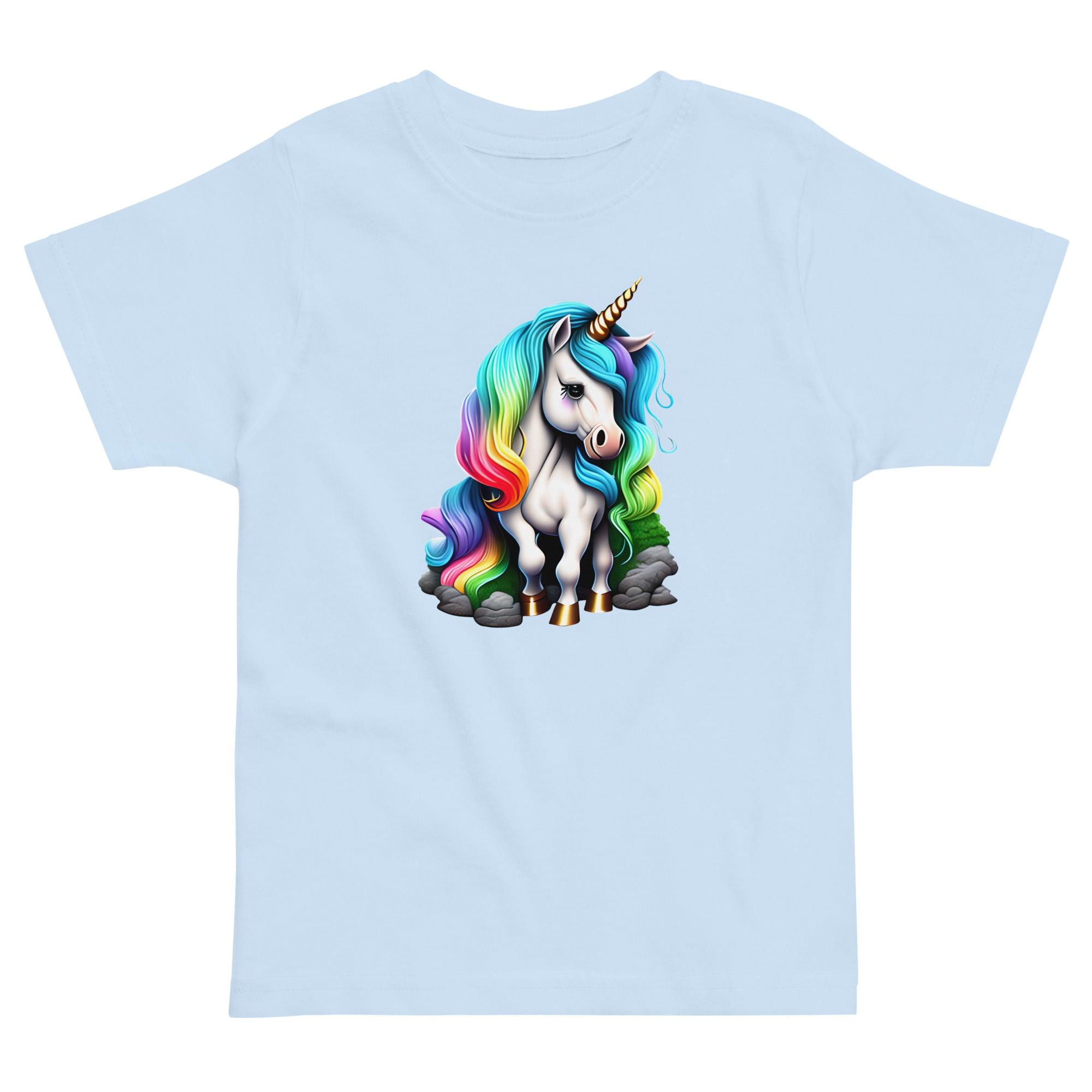 Unicorn Toddler jersey t-shirt - Funfitti Apparel