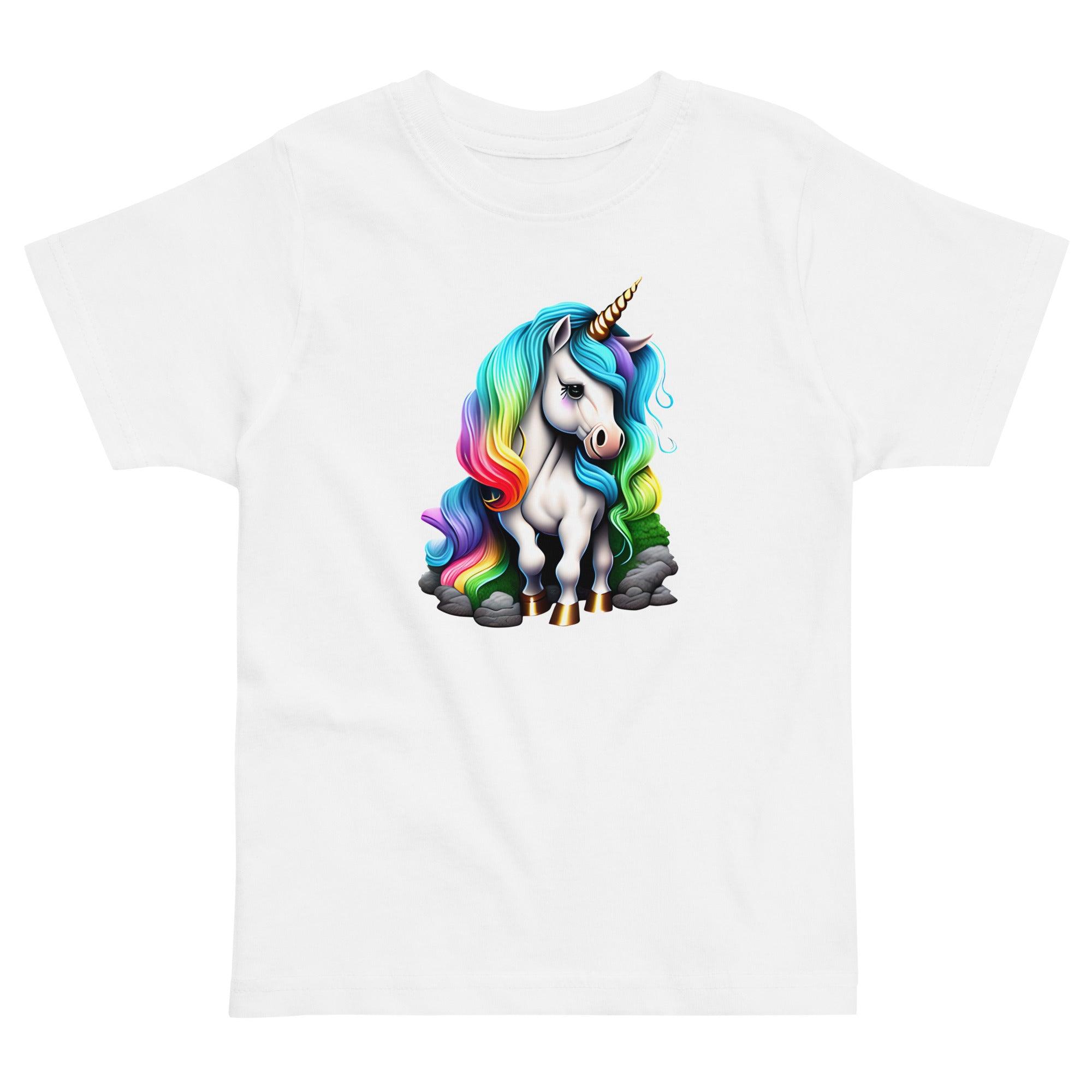 Unicorn Toddler jersey t-shirt - Funfitti Apparel