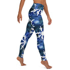 Watercolor Snowflake Yoga Leggings - Funfitti Apparel