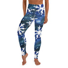 Watercolor Snowflake Yoga Leggings - Funfitti Apparel